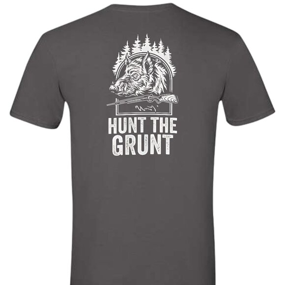 Hunt The Grunt Hog Hunting T Shirt - Picture 1 of 10